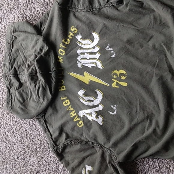 Affliction reversible zip up hoodie - Picture 4 of 7